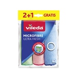 VILEDA PANNO MICROFIBRE ULTRA FRESH 3 PEZZI